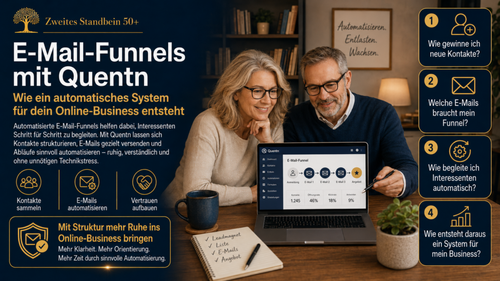 E-Mail-Funnels mit Quentn: Wie ein automatisches System für dein Online-Business entsteht
