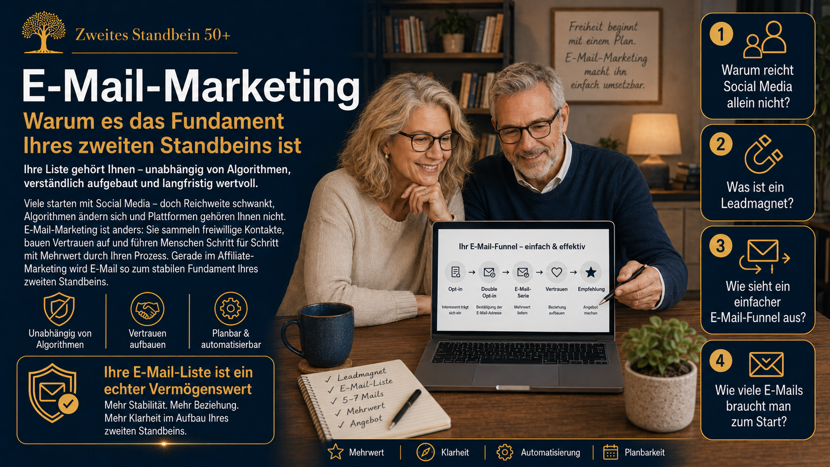 E-Mail-Marketing: Warum es das Fundament Ihres zweiten Standbeins ist