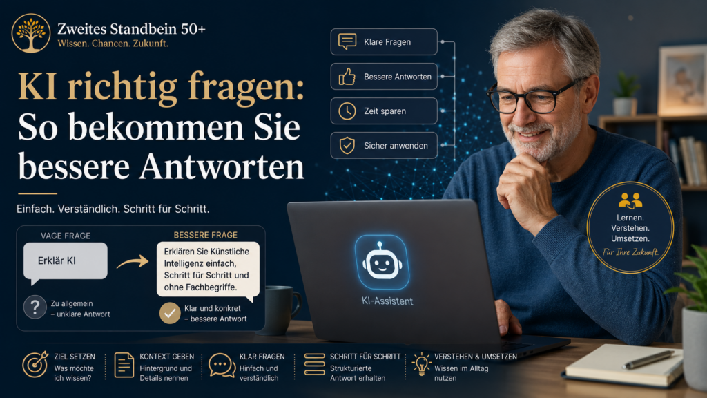 KI richtig fragen: So bekommen Sie bessere Antworten