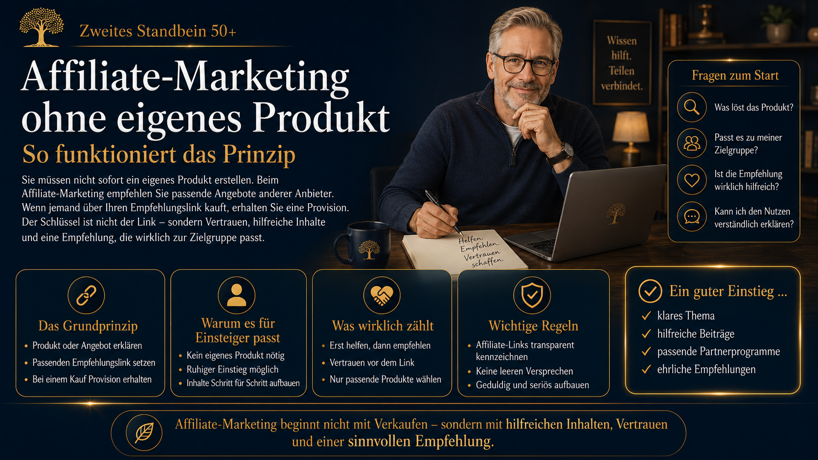 Affiliate-Marketing ohne eigenes Produkt: So funktioniert das Prinzip